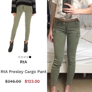 RtA Presley Cargo Pant olive utility army FWRD